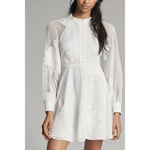 NWT Anthropologie x Mare Mare - Sabine Embroidered Mini Dress, size XS